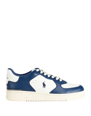 Polo Ralph Lauren Man Sneakers Navy Blue Size 9 Leather