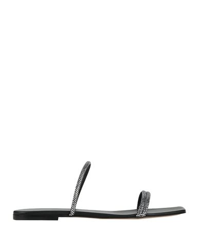 Gianvito Rossi Cannes Slides In Black