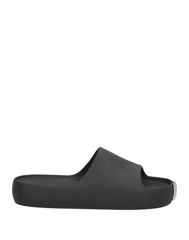 Dolce & Gabbana Man Sandals Black Size 8 Rubber