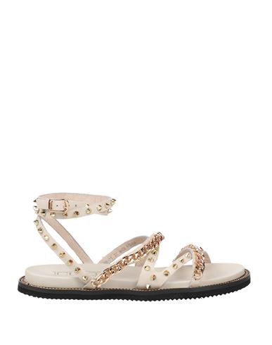 Cult Woman Sandals Off White Size 7 Leather