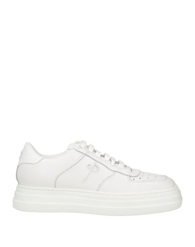 Shop Cesare Paciotti Woman Sneakers White Size 6 Leather