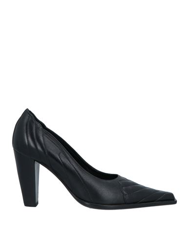 Mariella Burani Woman Pumps Black Size 8 Leather