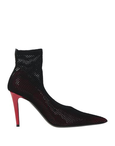 Shop Loewe Woman Ankle Boots Black Size 8 Lambskin, Viscose, Polyamide