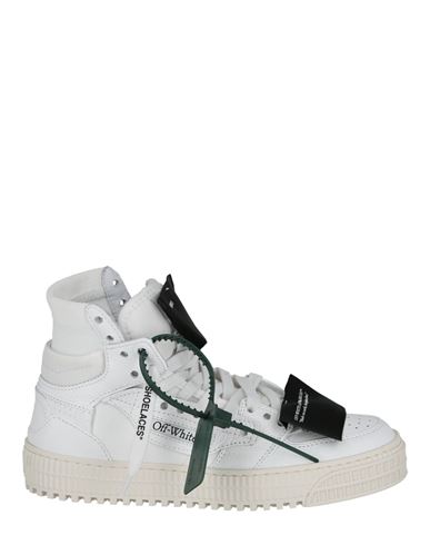 Off-white 3.0 Off Court High-top Sneakers Woman Sneakers White Size 8 Calfskin, Cotton, Polyamide, P