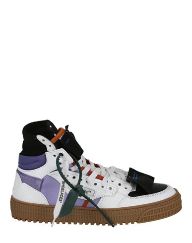 Off-white 3.0 Off Court High-top Sneakers Woman Sneakers Multicolored Size 8 Calfskin, Cotton, Polya In Fantasy