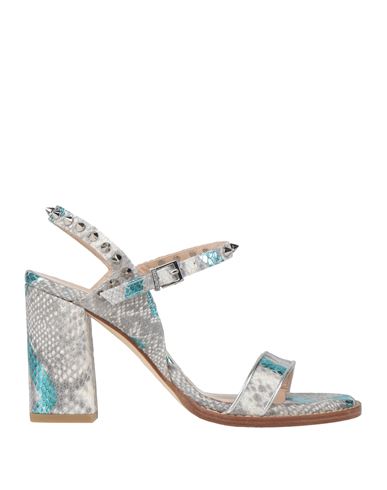 Zadig & Voltaire Woman Sandals Grey Size 6 Leather In Multi