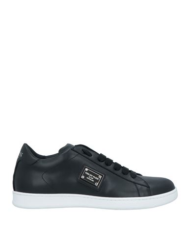 Shop Philipp Plein Man Sneakers Black Size 9 Leather