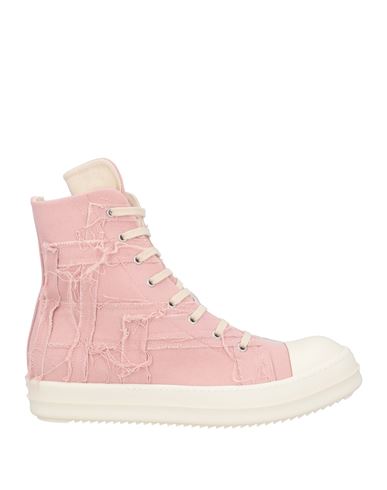 Shop Rick Owens Drkshdw Drkshdw By Rick Owens Man Sneakers Pastel Pink Size 13 Textile Fibers, Leather
