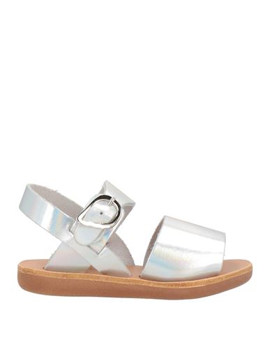 Shop Ancient Greek Sandals Toddler Girl Sandals Silver Size 10c Leather