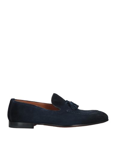 Shop Doucal's Man Loafers Navy Blue Size 8 Leather