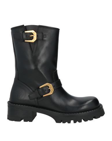 Shop Versace Woman Ankle Boots Black Size 7.5 Calfskin