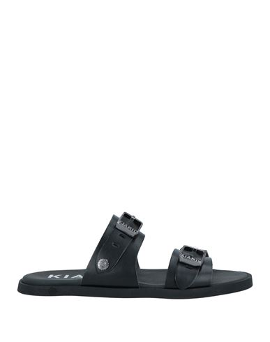 Shop Kianid Man Sandals Black Size 7 Leather