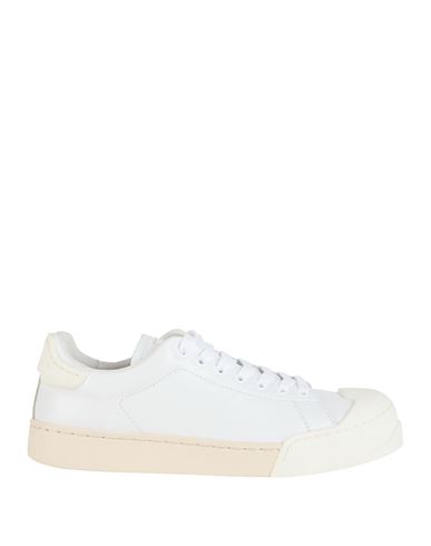 Shop Marni Woman Sneakers White Size 6 Textile Fibers