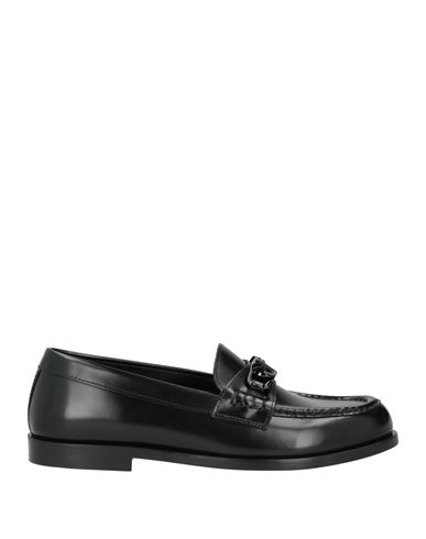 Shop Valentino Garavani Man Loafers Black Size 9 Leather