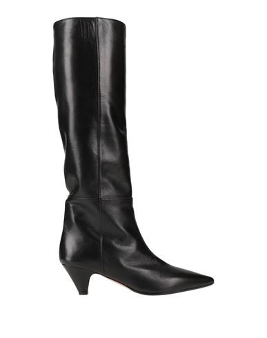 Shop Anna F . Woman Boot Black Size 6 Leather