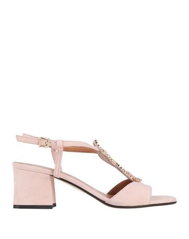 Shop Le Gazzelle Woman Sandals Pink Size 7 Leather