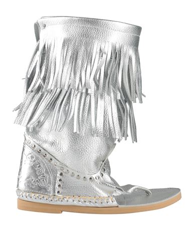 Shop Ldir Woman Thong Sandal Silver Size 8 Leather