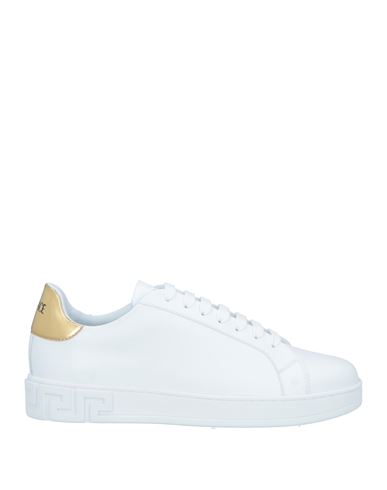 Shop Versace Man Sneakers White Size 7 Calfskin
