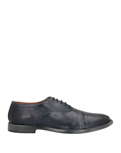 Cafènoir Man Lace-up Shoes Navy Blue Size 12 Leather