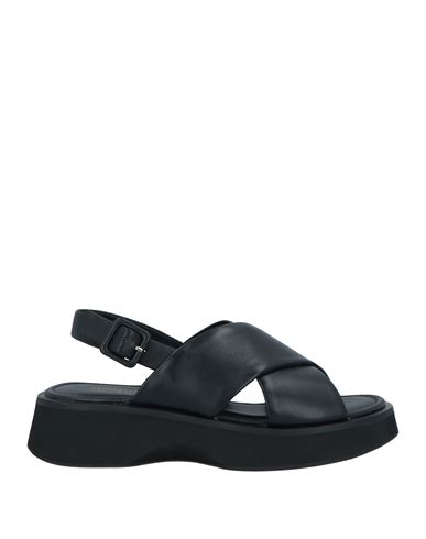 Shop Emanuélle Vee Woman Sandals Black Size 6 Leather