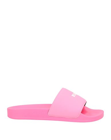Msgm 15mm Rubber Pool Slide Sandals In Pink