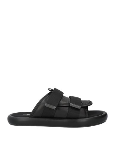 Dsquared2 Man Sandals Black Size 9 Leather In Black