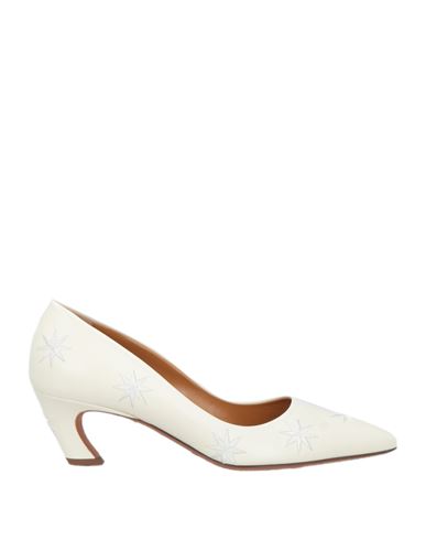 Shop Chloé Woman Pumps Ivory Size 6 Leather In White