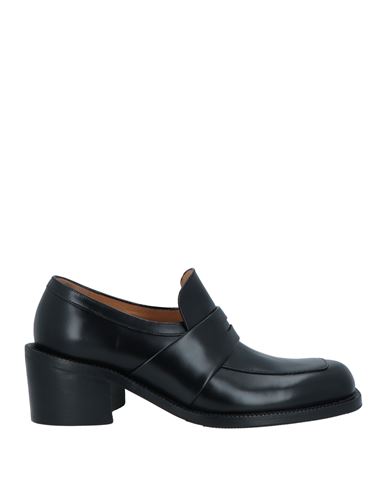 Shop Dries Van Noten Woman Loafers Black Size 10 Leather