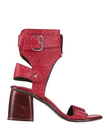Shop Jp/david Woman Sandals Red Size 7 Leather