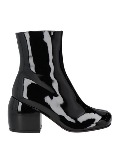 Shop Dries Van Noten Woman Ankle Boots Black Size 7 Leather