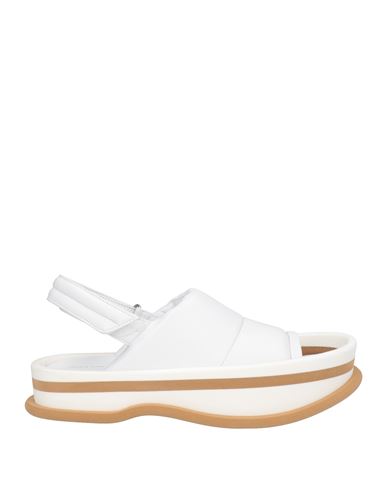 Shop Dries Van Noten Woman Sandals White Size 8 Leather