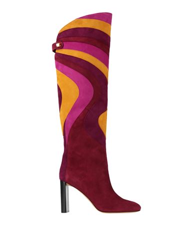 Shop Skorpios Woman Boot Burgundy Size 8 Leather In Red