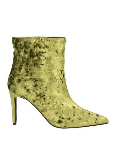 Shop Marc Ellis Woman Ankle Boots Green Size 7 Textile Fibers