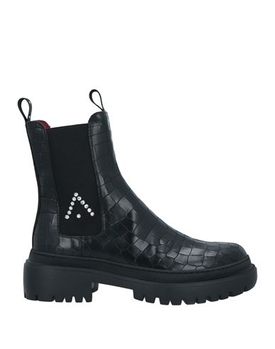 Shop Ed Parrish Woman Ankle Boots Black Size 8 Leather