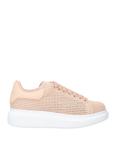 Shop Alexander Mcqueen Woman Sneakers Blush Size 7.5 Leather, Textile Fibers In Pink