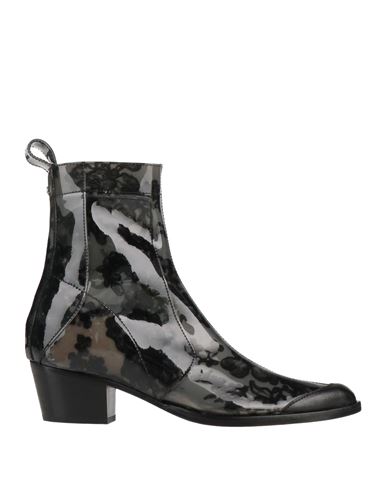 N°21 Woman Ankle Boots Lead Size 7 Plastic, Leather In Grey