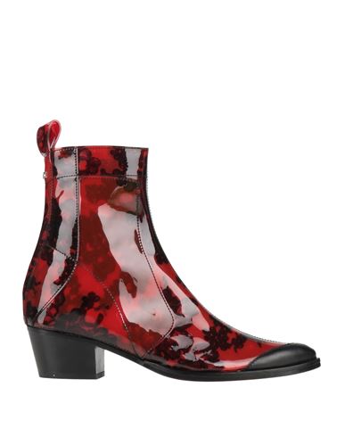 N°21 Woman Ankle Boots Brick Red Size 7 Plastic, Leather