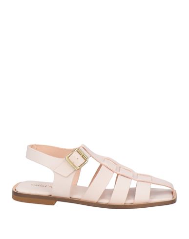Shop Ottod'ame Woman Sandals Blush Size 8 Leather In Pink