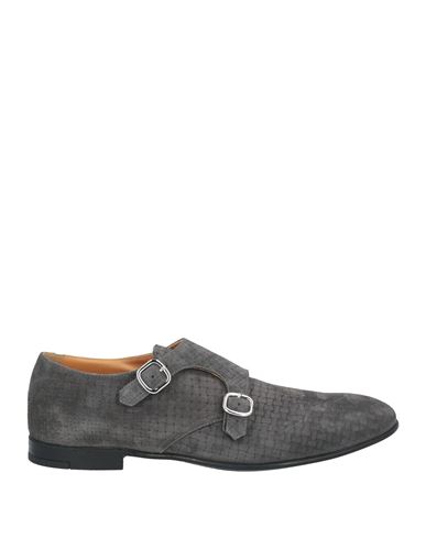 Shop Doucal's Man Loafers Lead Size 9 Leather In Grey