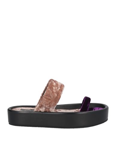 Shop Dries Van Noten Woman Sandals Purple Size 7 Textile Fibers