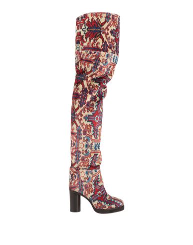 Shop Isabel Marant Woman Boot Beige Size 8 Viscose, Cotton