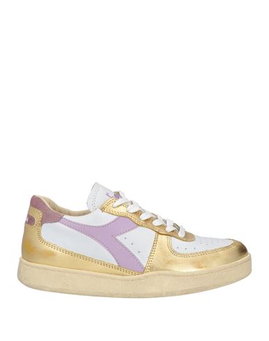 Diadora Heritage Woman Sneakers Gold Size 7 Leather