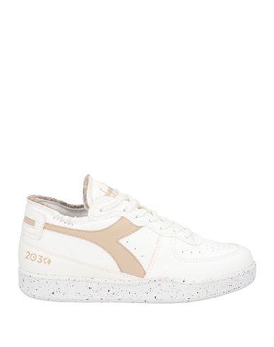 Shop Diadora Heritage Woman Sneakers White Size 6.5 Textile Fibers