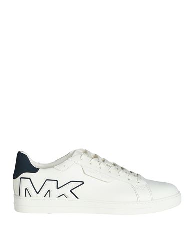Shop Michael Kors Mens Man Sneakers White Size 9 Leather