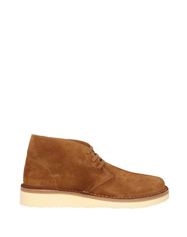 Shop Astorflex Man Ankle Boots Camel Size 9 Leather In Beige