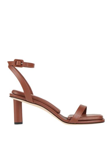 Shop Tamara Mellon Woman Sandals Brown Size 8 Leather