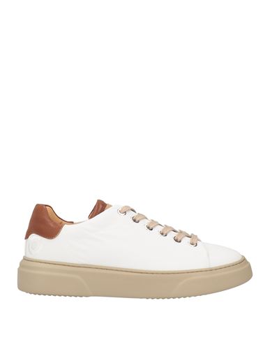 Shop Noova Man Sneakers White Size 8 Textile Fibers, Leather