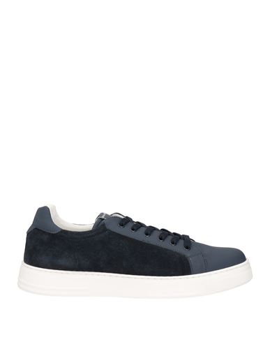 Shop Paul Pierce Man Sneakers Midnight Blue Size 6 Leather, Textile Fibers