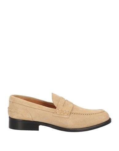 Shop Lea-gu Man Loafers Sand Size 8 Leather In Beige