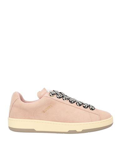 Shop Lanvin Woman Sneakers Blush Size 7 Calfskin In Pink